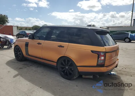 2017 Land Rover Range Rover Supercharged from USA, damaged, VIN SALGS2FE8HA324738